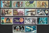 1971 Ascension. SG.135-48  Decimal Currency, The Evolution of Space Travel. set 14 values superb used.