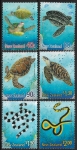 2001 New Zealand SG.2386-91 Year of The Snake. set 6 values U/M (MNH)
