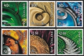 2001 New Zealand   SG.2402-7  Art from Nature set 6 values U/M (MNH)