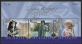 2000 New Zealand  MS.2346 Queen Elizabeth the Queen Mother's 100th Birthday. Mini Sheet U/M (MNH)