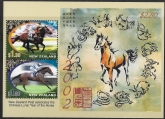2001 New Zealand MS.2476 Chinese New Year - Year of The Horse. mini sheet U/M (MNH)