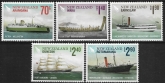 2012 New Zealand SG.3390-4 Great Voyages of New Zealand  set of 5 values U/M  (MNH)