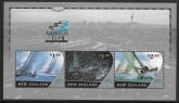 2002 New Zealand MS.2541  America's Cup mini Sheet (1st Issue) U/M (MNH)