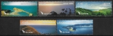 2013 New Zealand  SG.3489-93  Coastlines  Set 5 values U/M (MNH)