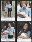 2013 New Zealand SG.3499-502 Birth of Prince George of Cambridge  set 4 values U/M (MNH)