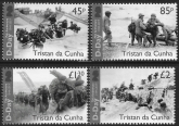 2019  Tristan Da Cunha.  SG.1256-9  75th Anniversary of D-Day set 4 values U/M (MNH)