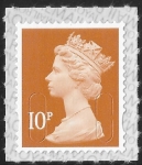 U2923  10p dull orange M19L  SBP T2 Walsall (ISP) U/M (MNH)