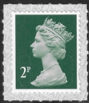 U2921  2p deep green 2B  M19L SBP T3  Walsall/ISP U/M (MNH)