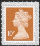 U2923  10p dull orange M19L  SBP T3 Walsall (ISP) U/M (MNH)