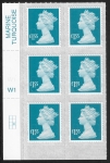 U2947  £1.55 blue-green  2B  M18L Cyld. W1    grid position  R3 C2  SBP T3  s/L Walsall/ISP  U/M (MNH)