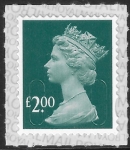 U2955  £2.00 deep blue green 2B  M19L  SBP T2  Walsall U/M (MNH)