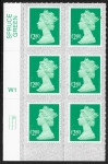 U2964  £2.80 2B  emerald M19L  cyld. W1  grid position R1  C2  SBP T3  Walsall  U/M (MNH)