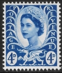 W 2p  4d  2B ultramarine  wmk. crowns Harrison U/M (MNH)