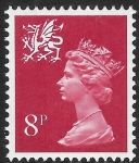 W 25  8p  2B  rosine  Harrison  U/M (MNH)