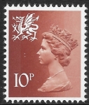 W 28  10p 2B  orange brown  Harrison U/M (MNH)