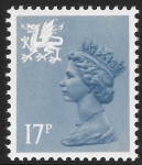 W 44  17p  phos.  grey blue  Type 1  Questa  U/M (MNH)
