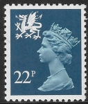W 54  22p phos. blue   Questa  U/M (MNH)