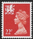 W 56  22p phos. bright orange red Questa  U/M (MNH)