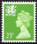W 57  23p  phos. bright green  Questa  U/M (MNH)
