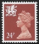 W 58  24p  phos. indian red  Questa  U/M (MNH)
