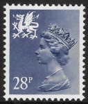 W 63  28p phos. Violet type 1  Questa  U/M (MNH)