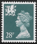W 64  28p phos. deep bluish grey   Questa  U/M (MNH)