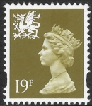 W 70  19p CB  bistre. yellow fluor  Questa  U/M (MNH)