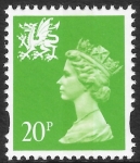 W 72  20p CB  bright green  Questa  U/M (MNH)