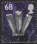 W 88 68p  2B  feathers  DLR   U/M (MNH)