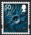 W 105  50p 2B  daffodill  DLR  U/M  (MNH)