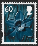 W 107  60p  2B  daffodil  DLR  U/M (MNH)