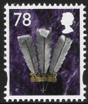 W 110  78p 2B  feathers  DLR  U/M (MNH)
