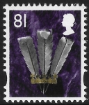 W 111  81p 2B  feathers  DLR  U/M (MNH)