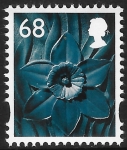 W 123  68p  2B  daffodil  Cartor  U/M (MNH)