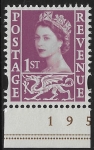 W 146  1st claret  (photo M.S.)  DLR  U/M (MNH)