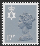 NI.43ea 17p grey blue Type II  Questa  U/M (MNH)