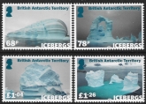 2019 British Antarctic. SG.780-3  Icebergs   set  4 vals.  U/M (MNH)