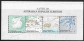 2019 Australian Antarctic MS.299 Mapping The Australian Antarctic Territory mini sheet U/M (MNH)