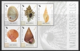 2015 New Zealand  MS.3683  Native Sea Shell mini sheet U/M (MNH)