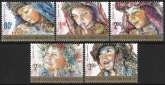 2014  New Zealand  SG.3614-8  Christmas  set 5 values U/M (MNH)