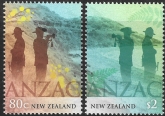 2015  New Zealand  SG.3675-6  ANAZAC  Centenary  set 2 values U/M (MNH)