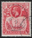 1924  Ascension.  SG.12  1½d  rose-red  fine used.