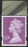U3096   £1.35  2B  mauve  M19L  MPIL  DY32   ISP U/M (MNH)