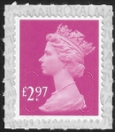 U2965  £2.97  2B  brt magenta  M20L  SBP  T3  Walsall  U/M (MNH