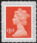 U2949a  £1.63  2B  orange red  M20L   SBP T3  Walsall U/M (MNH)