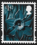 W 157 £1.42  daffodil   (revised typeface) ISP  U/M (MNH)