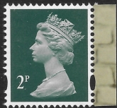 U3071   2p 2B deep green M19L  MPIL  DY33   ISP U/M (MNH)
