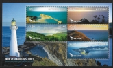 2013  New Zealand.  MS.3494  Coastlines  mini sheet  U/M (MNH)