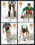 2004 Portugal.  SG.3153-6  Paralmpic Games Athens. set 4 values U/M (MNH)