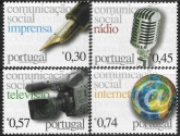 2005  Portugal.  SG.3280-3  Communications. set 4 values U/M (MNH)